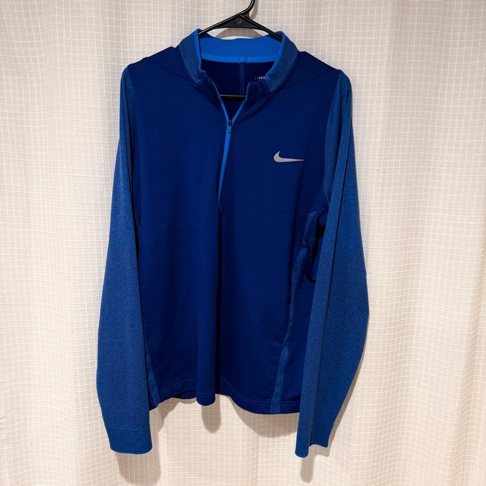 Nike Men's Golf 1/4 Zip Blue